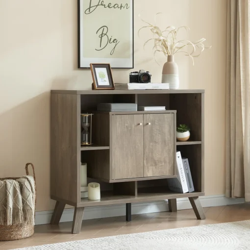 LEONARD Lemari Kabinet Retro Plywood Tacosheet Minimalis