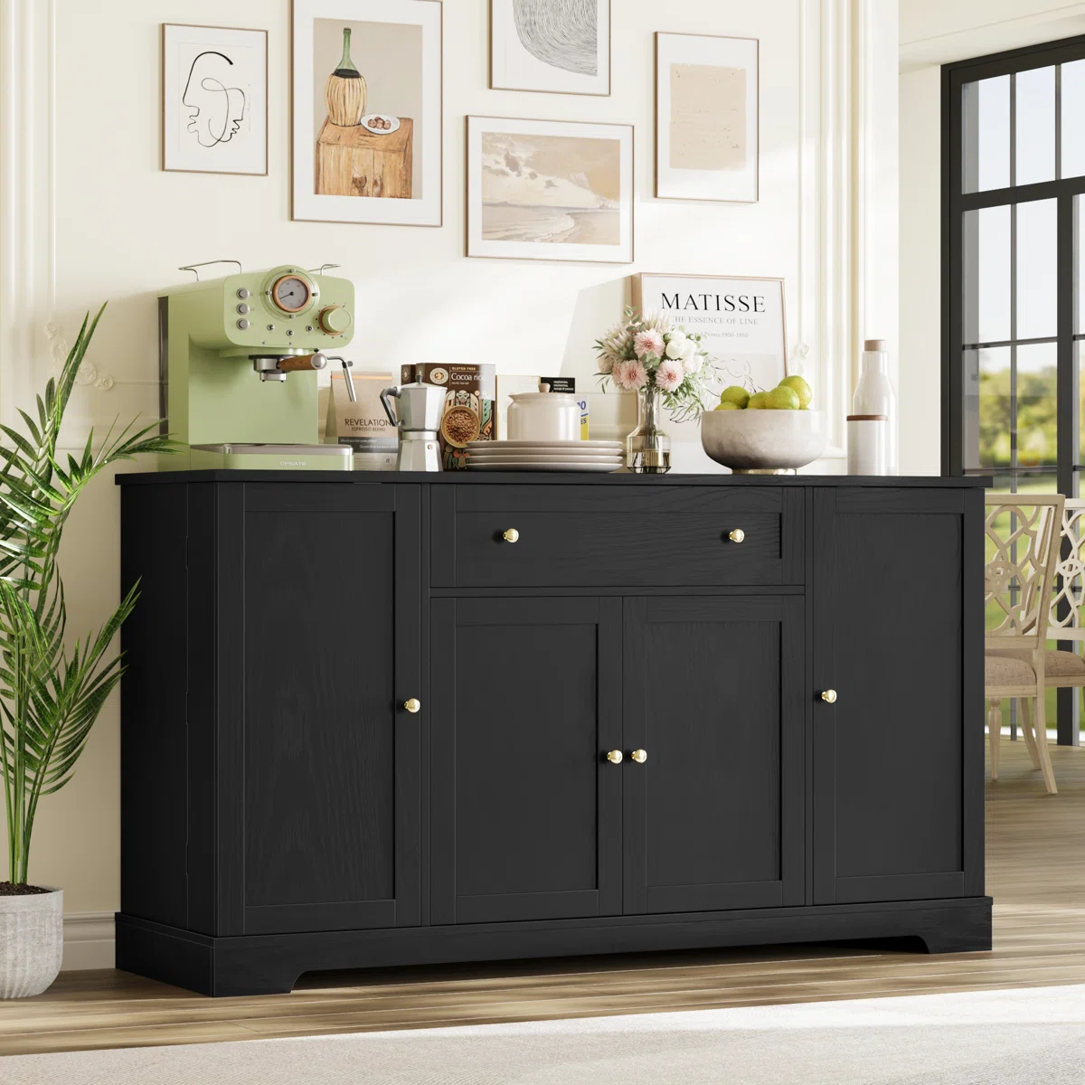 Lisa Lemari Kabinet Plywood Tacosheet Hitam Serat1