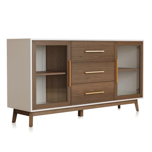 LISENA Credenza Cabinet Storage Serbaguna Plywood