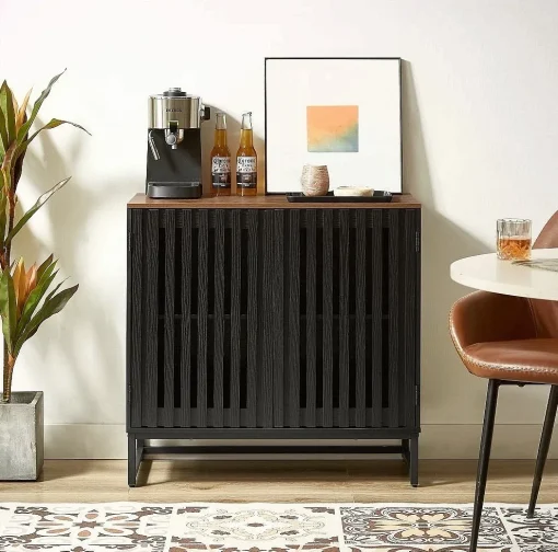 LUSSI Lemari Kabinet Plywood Tacosheet Kaki Besi Modern