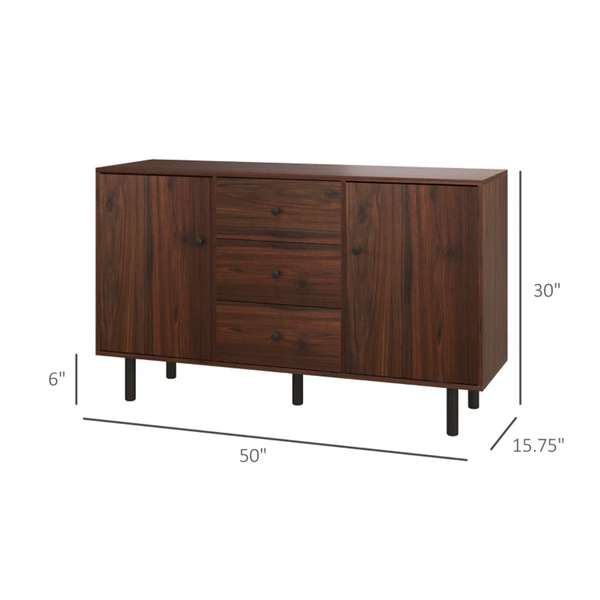 Malven Lemari Kabinet Minimalis Modern Kayu Jati4