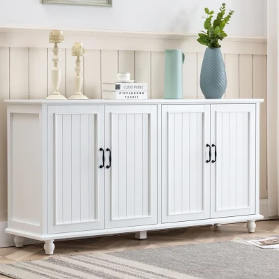 Marila Lemari Kabinet 4 Pintu Serbaguna Cat Duco