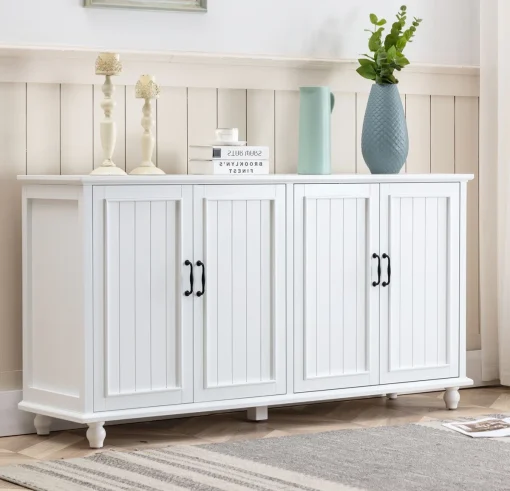 MARILA Lemari Kabinet 4 Pintu Serbaguna Cat Duco