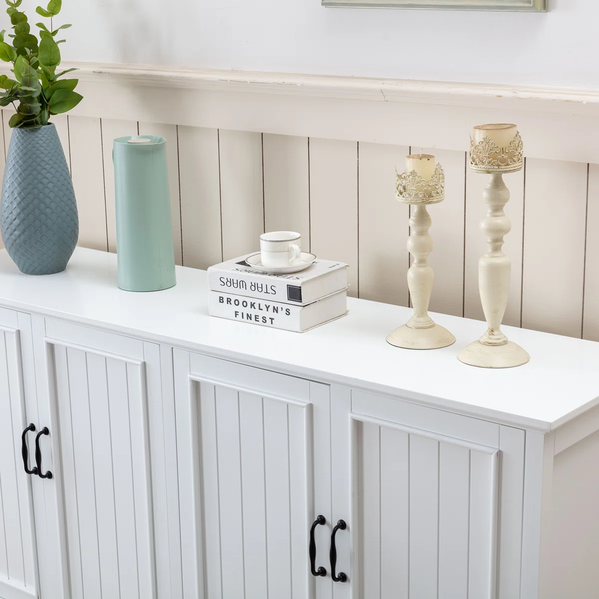 Marila Lemari Kabinet 4 Pintu Serbaguna Cat Duco1