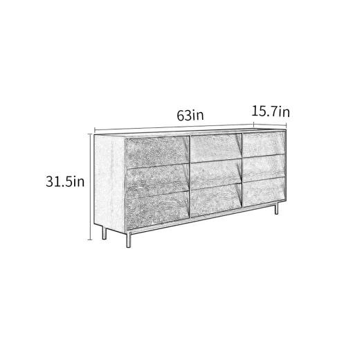 NAZARIO Lemari Kabinet Plywood Tacosheet Warna Hitam
