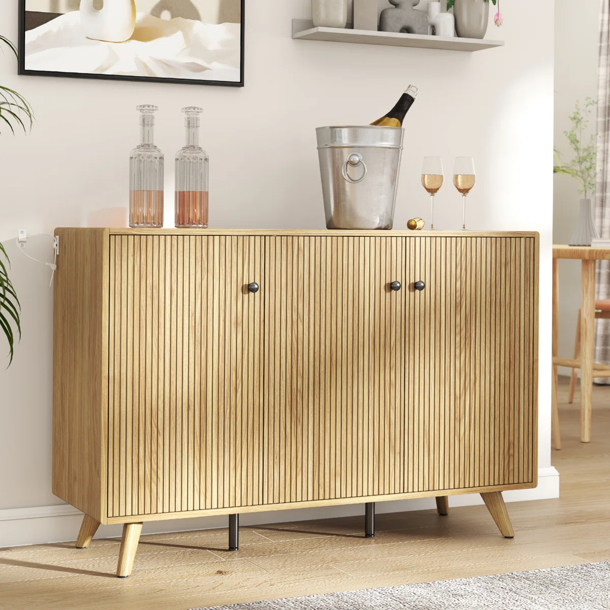 Olivera Lemari Kabinet Retro Kayu Jati Minimalis2