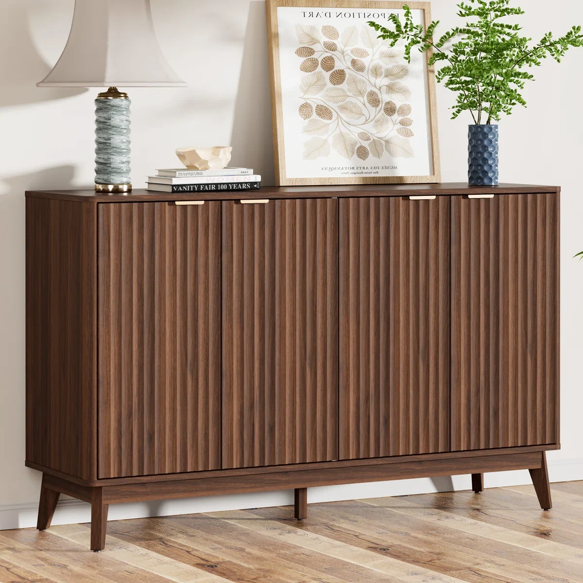 Seyla Lemari Kabinet Scandinavian Kayu Jati