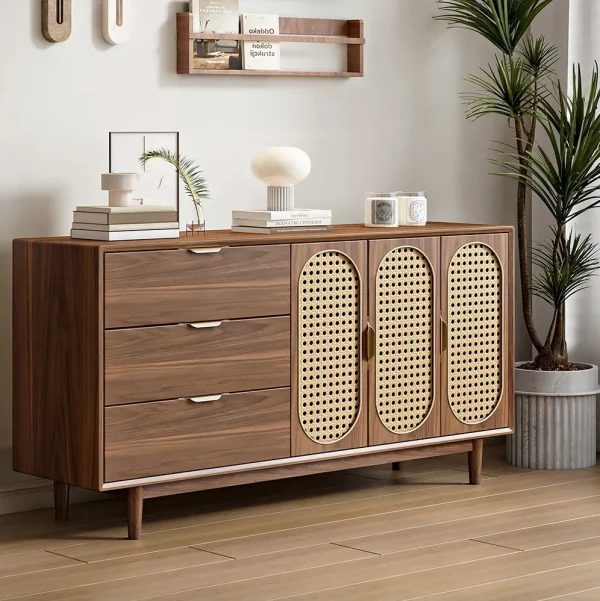 Terra Lemari Kabinet Rotan Retro Plywood Tacosheet