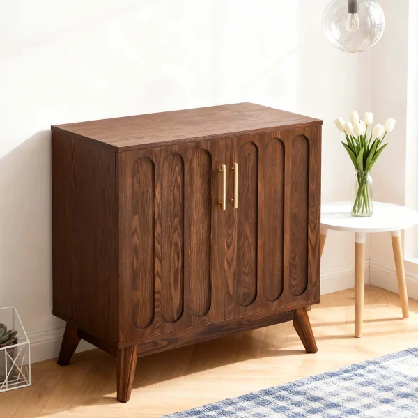 Vessa Lemari Kabinet Scandianvian 2 Pintu Jati Minimalis1