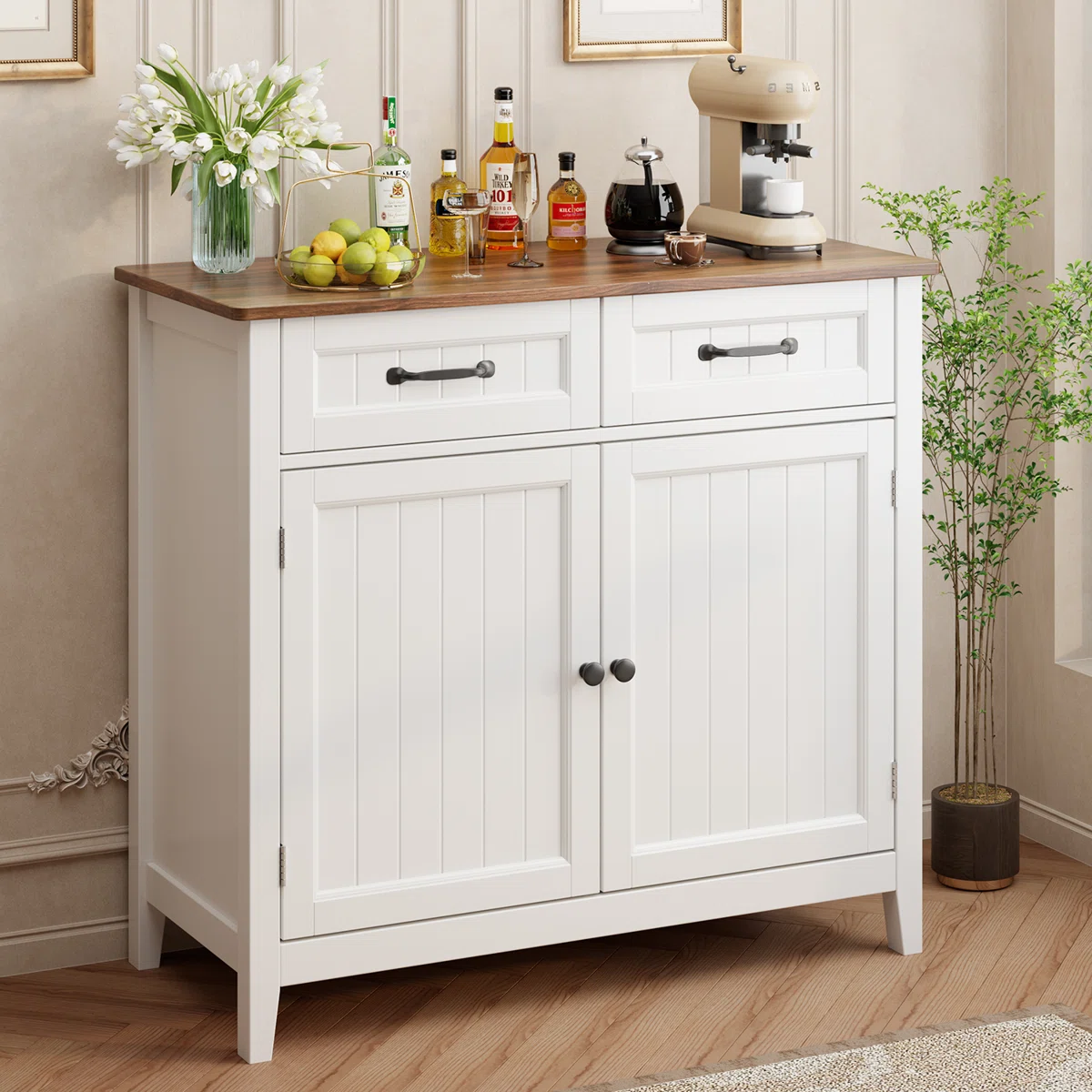 Winka Lemari Kabinet 2 Pintu Cat Duco Minimalis1