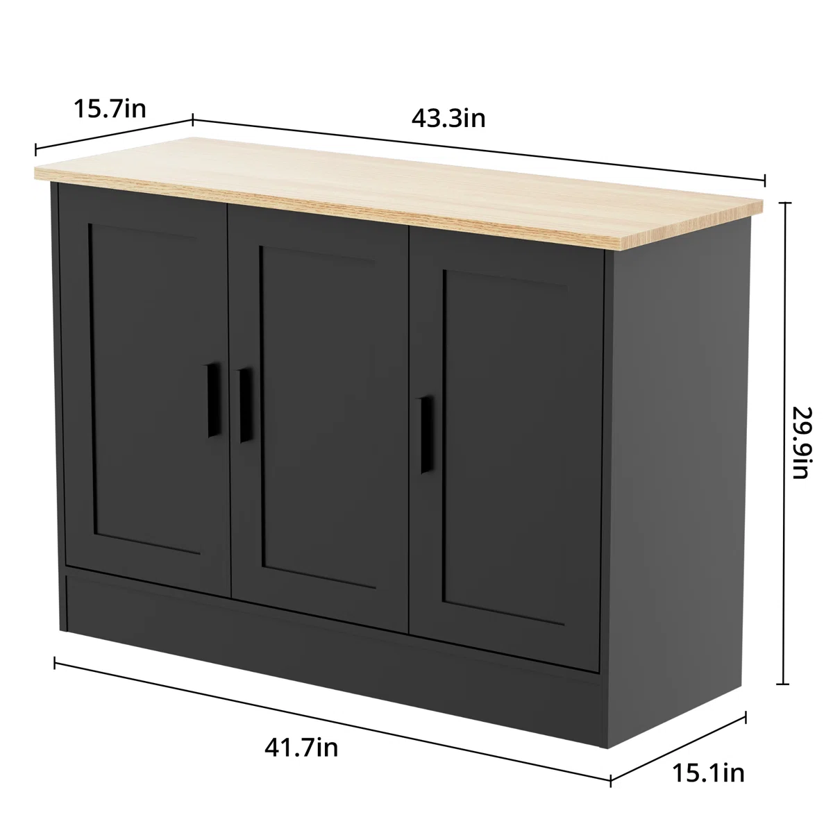 Yola Lemari Kabinet 3 Pintu Plywood Tacosheet3