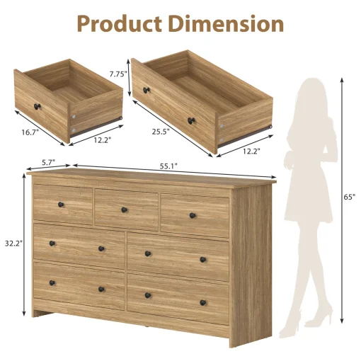 ZELA Lemari Kabinet Plywood Tacosheet Motif Oak Kayu
