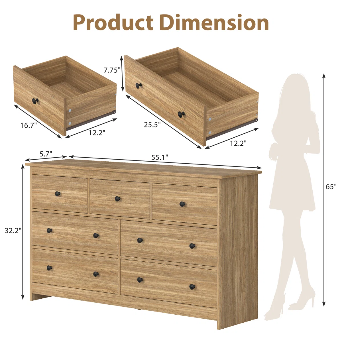 Zela Lemari Kabinet Plywood Tacosheet Motif Oak Kayu6