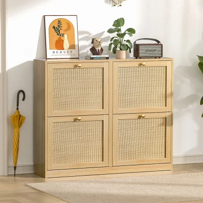 Arco Lemari Rak Sepatu Plywood Tacosheet Oak Kayu