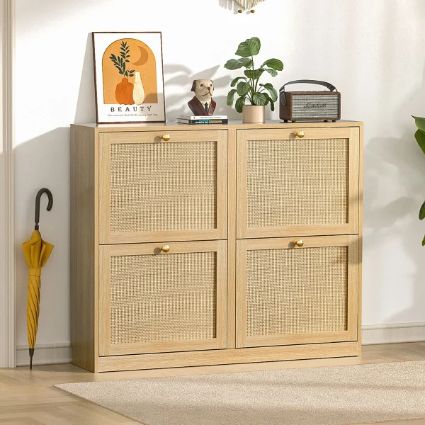 Arco Lemari Rak Sepatu Plywood Tacosheet Oak Kayu