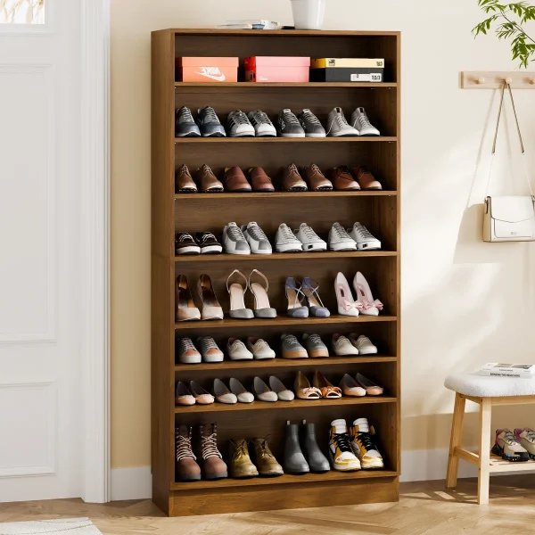 Casela Rak Sepatu Serbaguna 8 Susun Kayu Jati