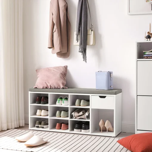 GELA Bufet Rak Sepatu 3 Susun Cat Duco Top Bantalan
