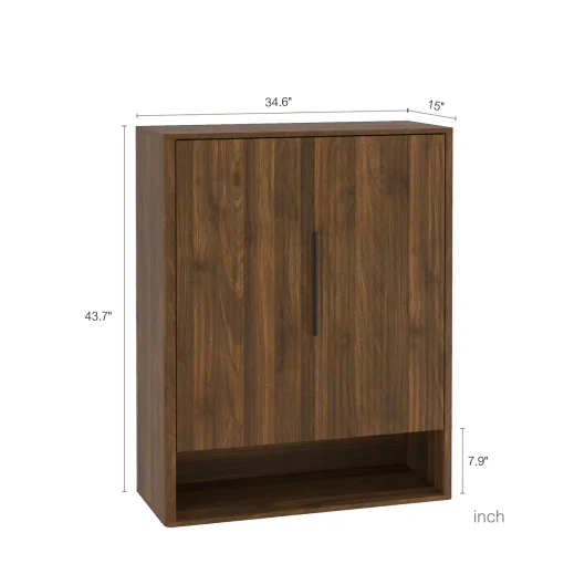 ZAKA Bufet Rak Sepatu 2 Pintu Kayu Jati Solid Minimalis