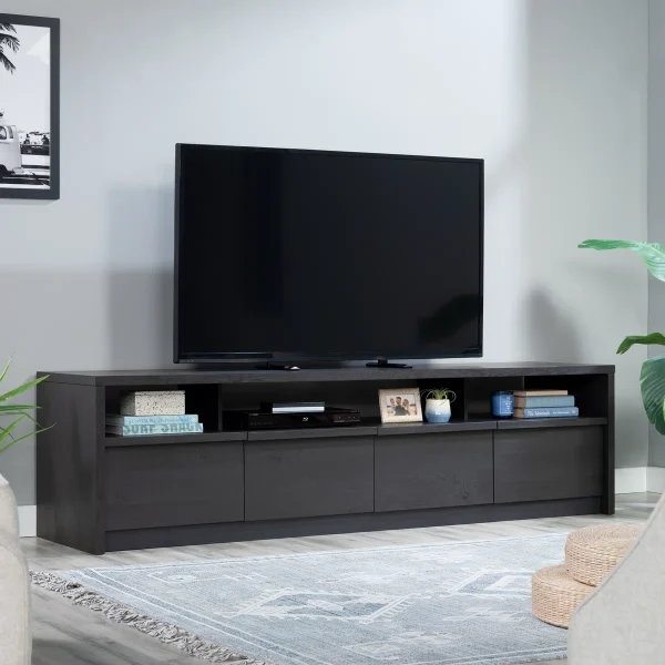 Adiva Bufet Meja Tv Hpl Hitam Serat Minimalis