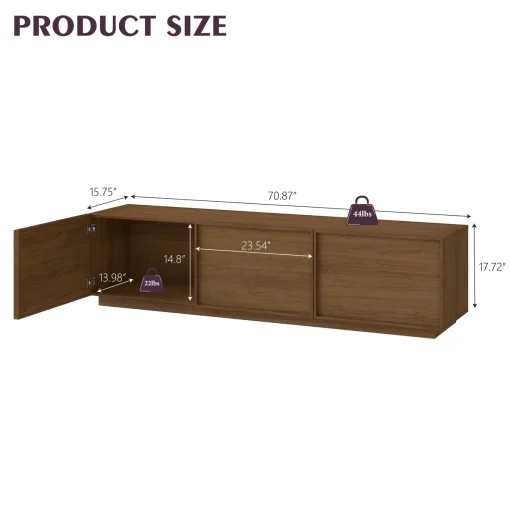 CLARA Bufet Meja Tv Plywood Tacosheet Minimalis