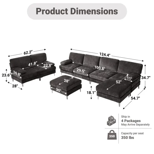 Nemal Set Sofa Tamu Mewah Minimalis Kaki Stainless Jepara