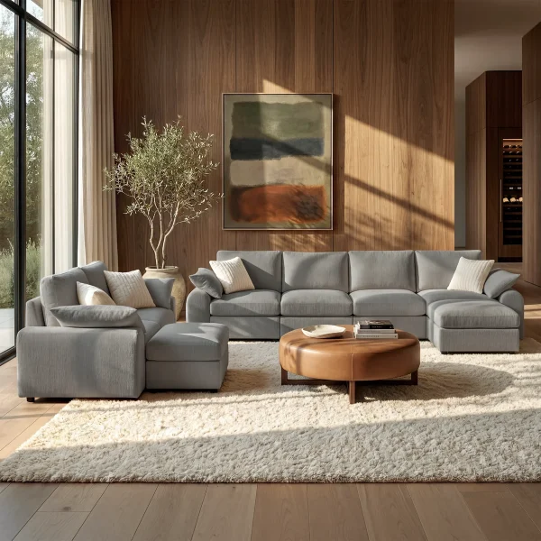 Nerrato Set Sofa Tamu Mewah Estetik Minimalis Modern