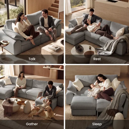 Nerrato Set Sofa Tamu Mewah Estetik Minimalis Modern