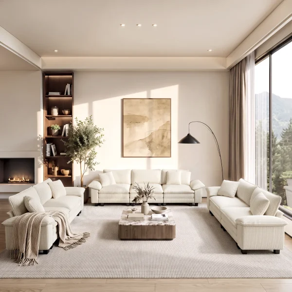Pienna Set Sofa Tamu Mewah Desain Minimalis Kekinian